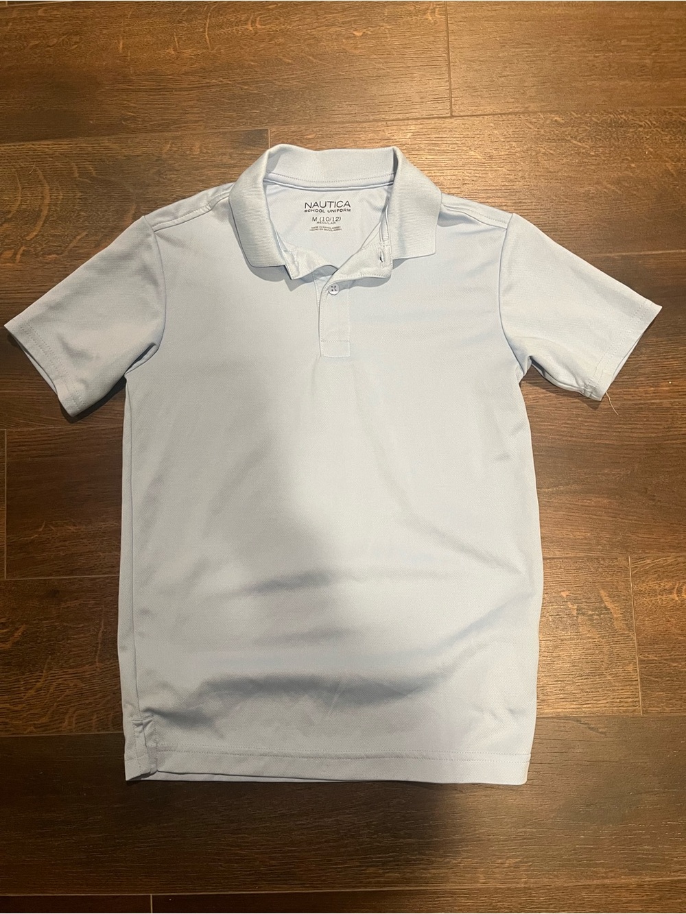 Nautica Pale Blue School Polo Shirt